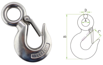 Gancho de carga S-320 con pestillo