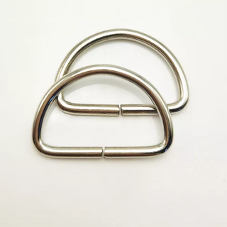 Anillos en D soldados de acero inoxidable para bolsos al por mayor