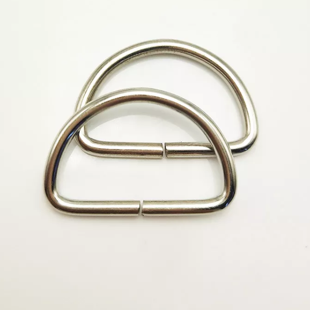 Anillos en D soldados de acero inoxidable para bolsos al por mayor