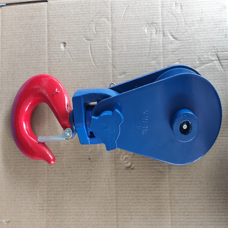 Bloques de arranque de polea simple Champion de tipo ligero con gancho Bloque de polea de polea simple al por mayor