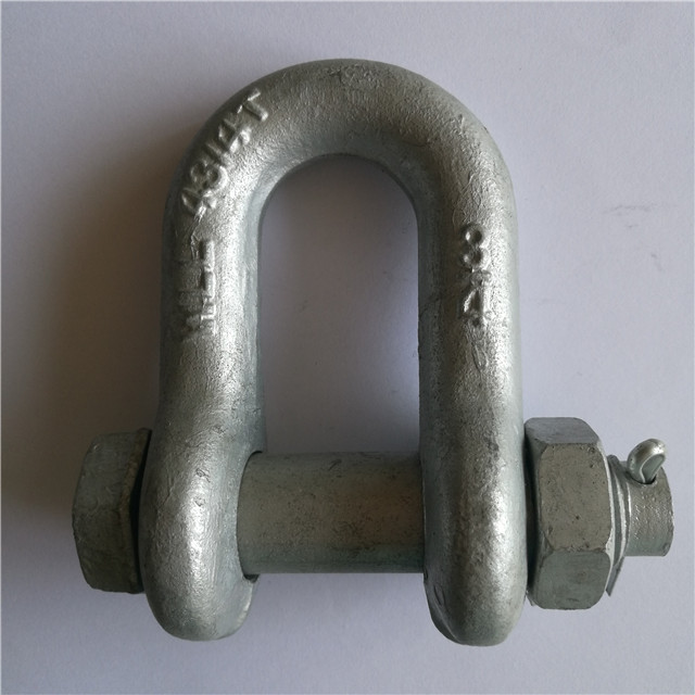 Grillete en D de seguridad Grilletes de cadena tipo perno forjados en EE. UU.