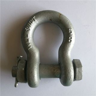 Hardware de aparejo Grillete de arco de seguridad forjado G2130 EE. UU. Grilletes de anclaje tipo perno