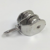 Venta al por mayor de polea giratoria doble de acero inoxidable