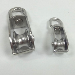 Fabricante de polea giratoria simple de acero inoxidable en China