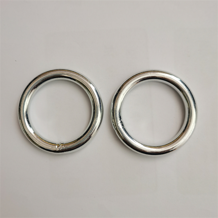 Anillo redondo soldado chapado en zinc