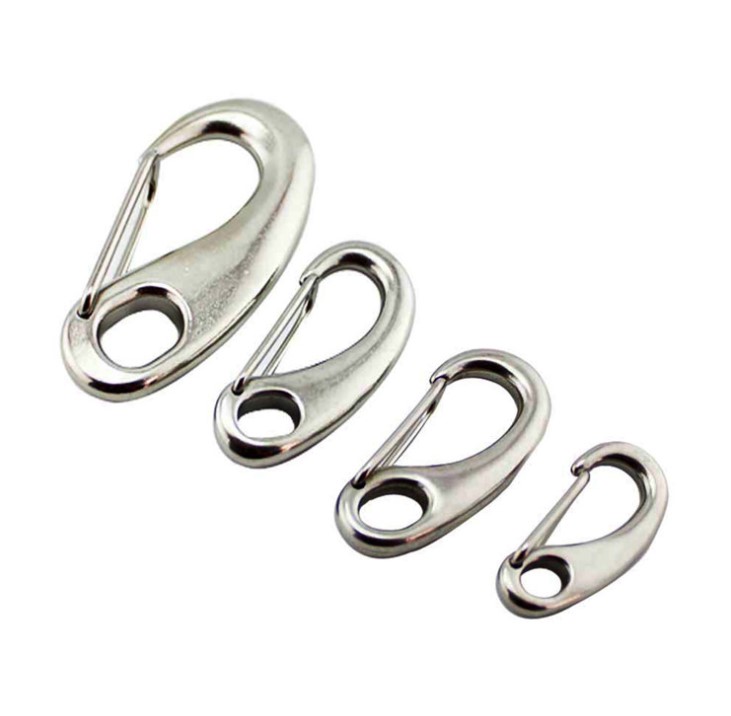 Gancho de clip SS304 Gancho de resorte en forma de huevo