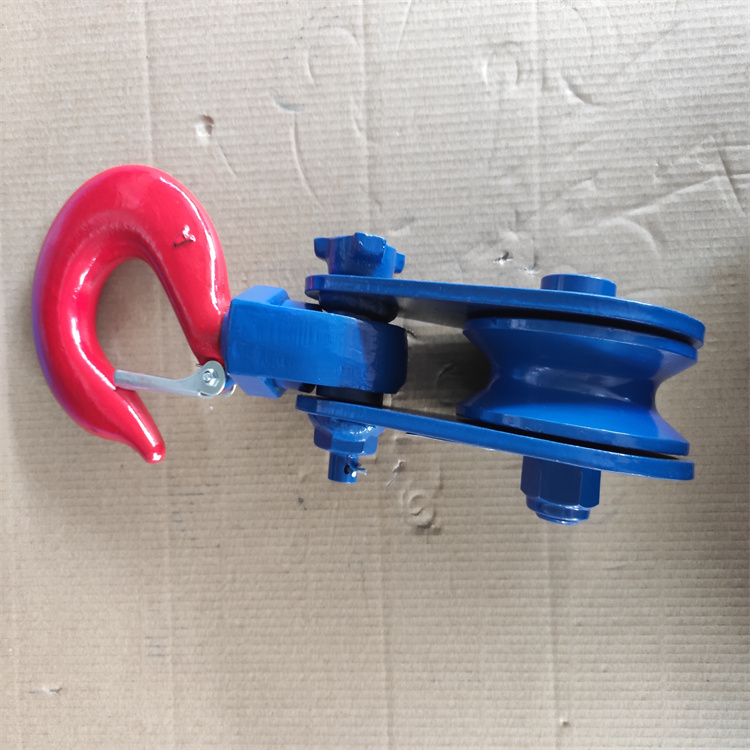 Bloques de arranque de polea simple Champion de tipo ligero con gancho Bloque de polea de polea simple al por mayor