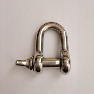 Grillete de cadena de acero inoxidable Grillete D 1/2