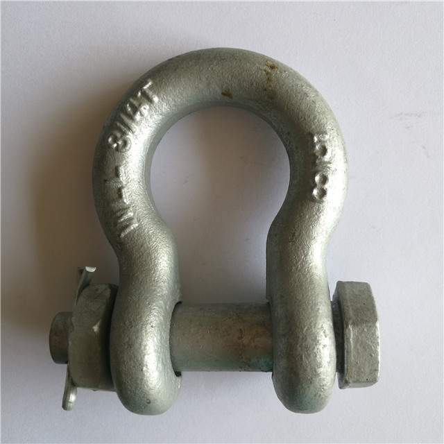 Hardware de aparejo Grillete de arco de seguridad forjado G2130 EE. UU. Grilletes de anclaje tipo perno