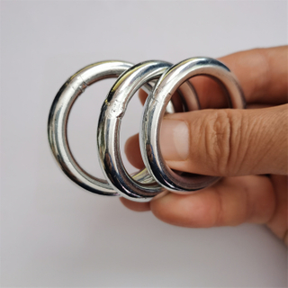 Anillo redondo soldado chapado en zinc