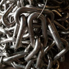 Cadena de eslabones cortos galvanizados en caliente Cadena de eslabones DIN766