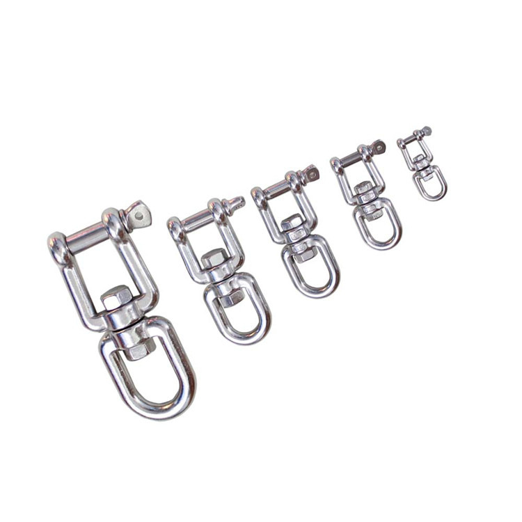 Cadena giratoria con ojo y horquilla de acero inoxidable Vendedor giratorio