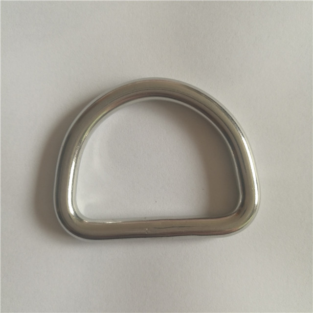 Anillos en D soldados de acero inoxidable para bolsos al por mayor