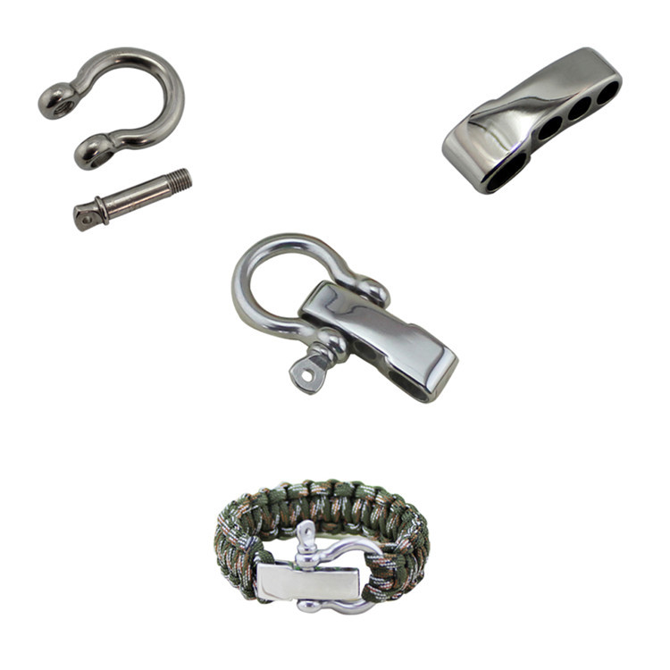 Hardware marino Grillete de acero inoxidable Tipo europeo Grillete de proa