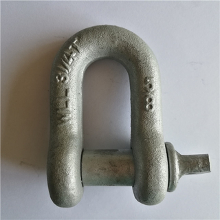 Fabricante de hardware de aparejo de grillete forjado en gota con grillete de cadena tipo EE. UU. G210