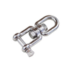 Cadena giratoria con ojo y horquilla de acero inoxidable Vendedor giratorio