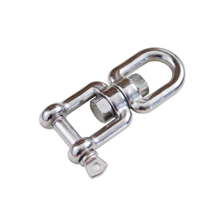 Cadena giratoria con ojo y horquilla de acero inoxidable Vendedor giratorio