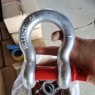 Grillete de arco de pasador de tornillo de acero forjado HDG Us de calidad superior