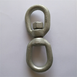 Cadena giratoria tipo EE. UU. Giratoria galvanizada en caliente G402 Ojo y ojo giratorio