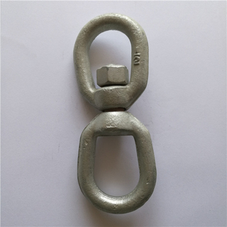 Cadena giratoria tipo EE. UU. Giratoria galvanizada en caliente G402 Ojo y ojo giratorio