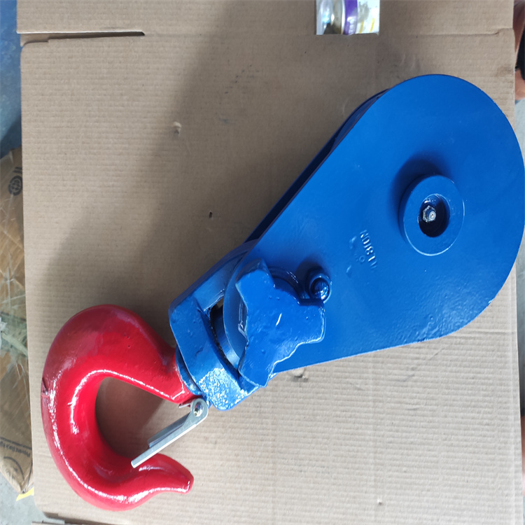 Bloques de arranque de polea simple Champion de tipo ligero con gancho Bloque de polea de polea simple al por mayor