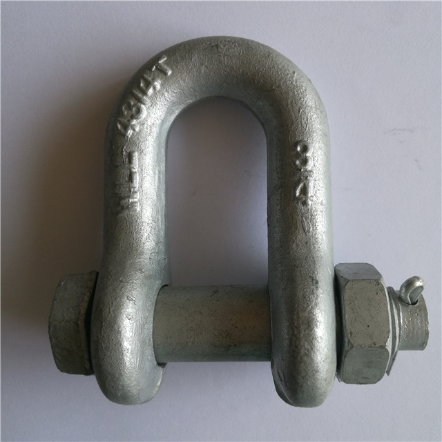 Grillete en D de seguridad Grilletes de cadena tipo perno forjados en EE. UU.