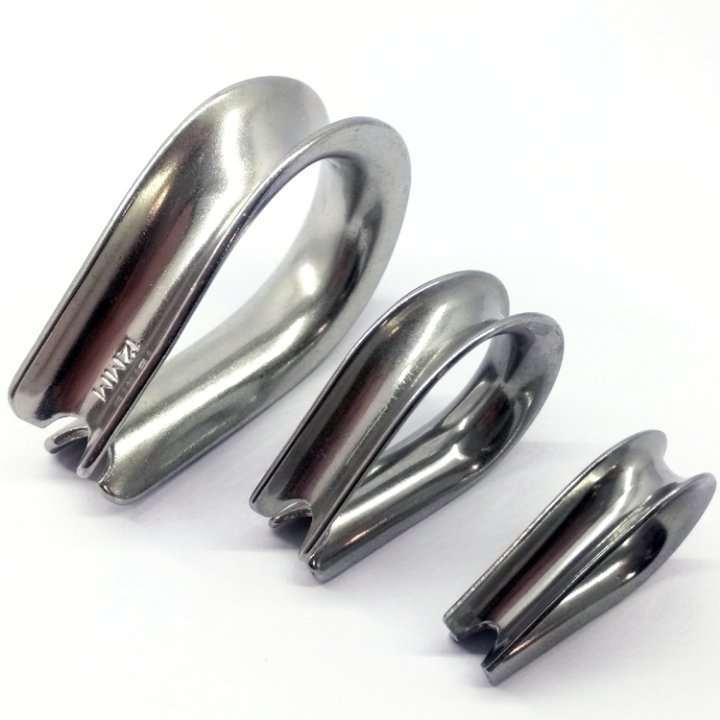 Dedal de acero inoxidable Cuerda de alambre de acero Tipo europeo Dedal