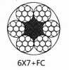 Cuerda de alambre de acero 6*7 Fabricante de cuerda de alambre de acero galvanizado