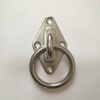 Marine Hardware Placa de ojo de diamante de acero inoxidable con anillo
