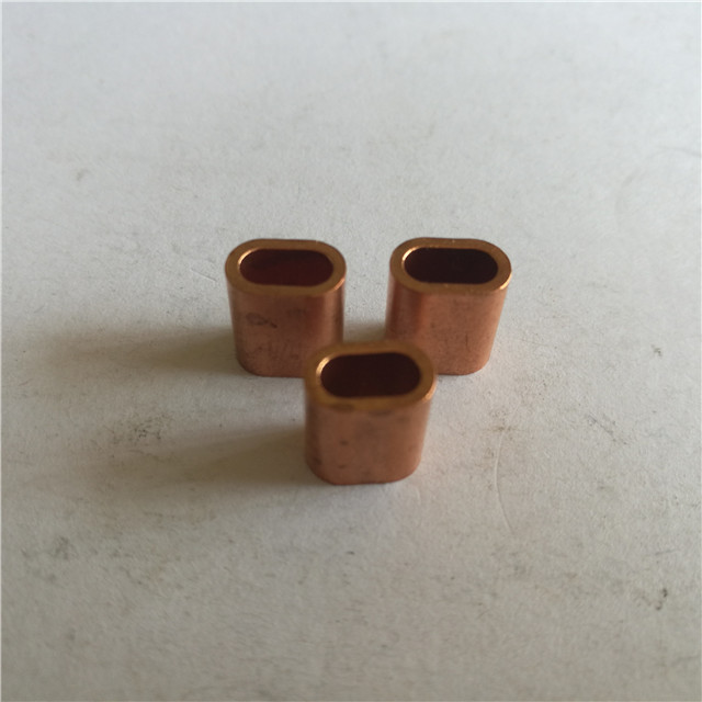 Cable de acero Manguito de cobre Accesorios Casquillos de cobre