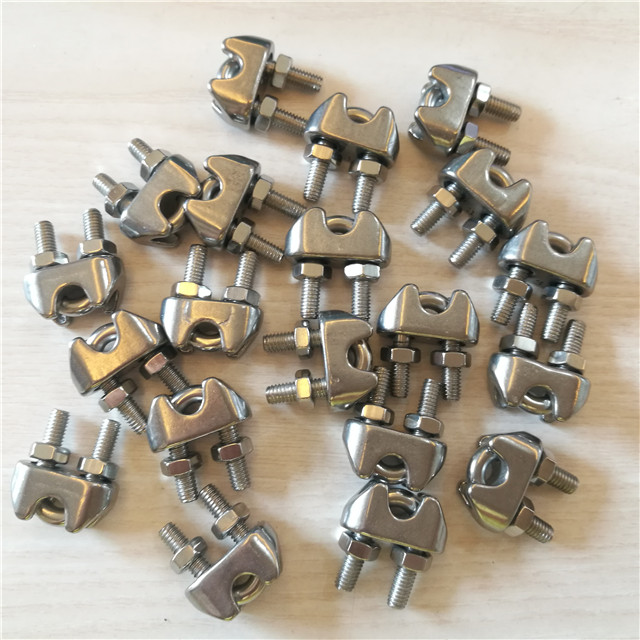 Accesorios de cuerda de alambre de acero DIN741 Clip de cuerda de alambre