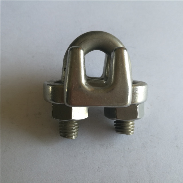 Abrazadera de cable de acero inoxidable Clip de cable de acero JIS