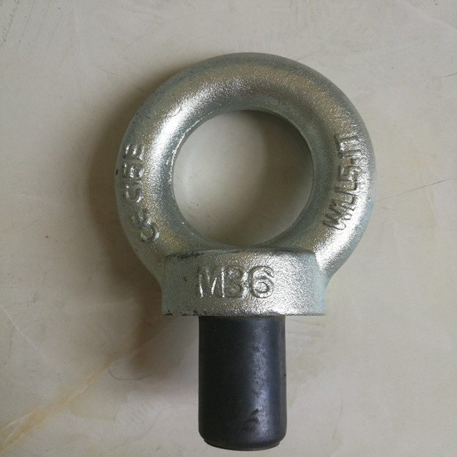 Tornillo de ojo DIN580 de acero inoxidable o hierro Perno de ojo DIN580 y Tuerca de ojo DIN582