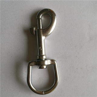Gancho de mosquetón giratorio Anillo elíptico Fabricante de gancho de seguridad giratorio simple