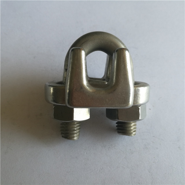 Abrazadera de cable de acero inoxidable Clip de cable de acero JIS