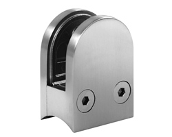 Abrazadera de vidrio