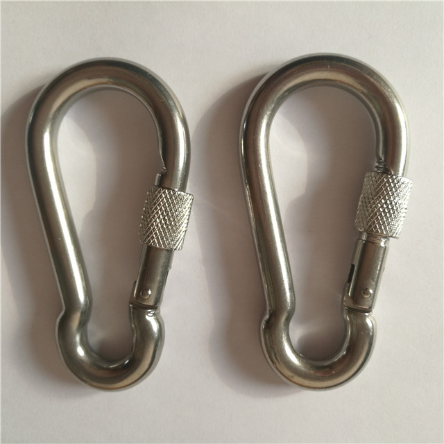 D Ring Carabine Din5299D Mosquetón con tornillo