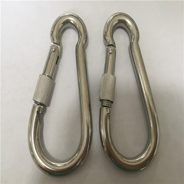 D Ring Carabine Din5299D Mosquetón con tornillo
