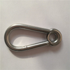 Clip de mosquetón de hierro o acero inoxidable Din5299A Gancho de seguridad con ojal