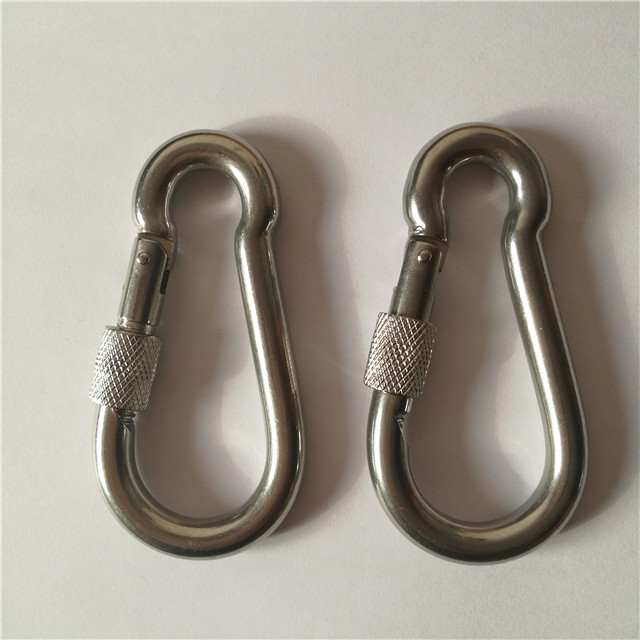 D Ring Carabine Din5299D Mosquetón con tornillo
