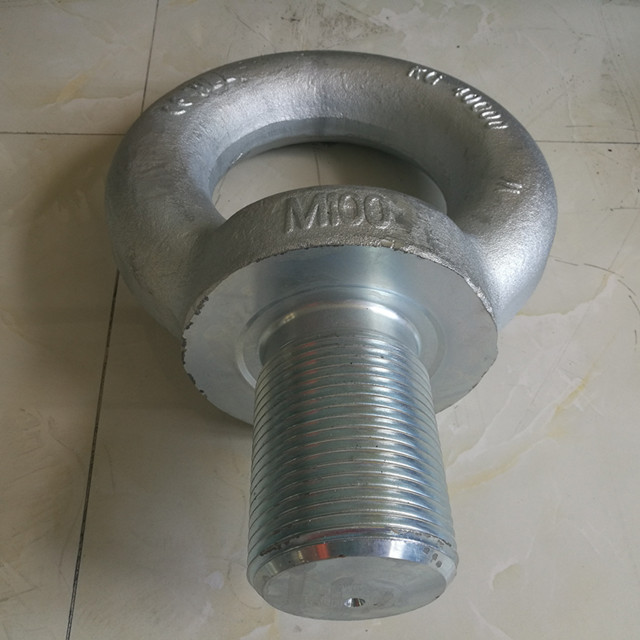 Tornillo de ojo DIN580 de acero inoxidable o hierro Perno de ojo DIN580 y Tuerca de ojo DIN582